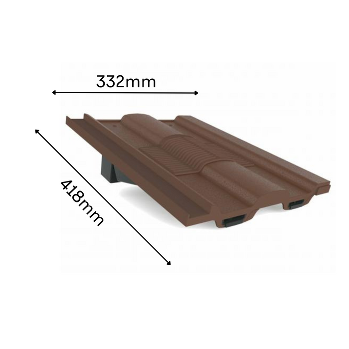 Manthorpe Antique Red Marley Ludlow Redland Sandtoft Castellated Roof Tile Vent & Adaptor