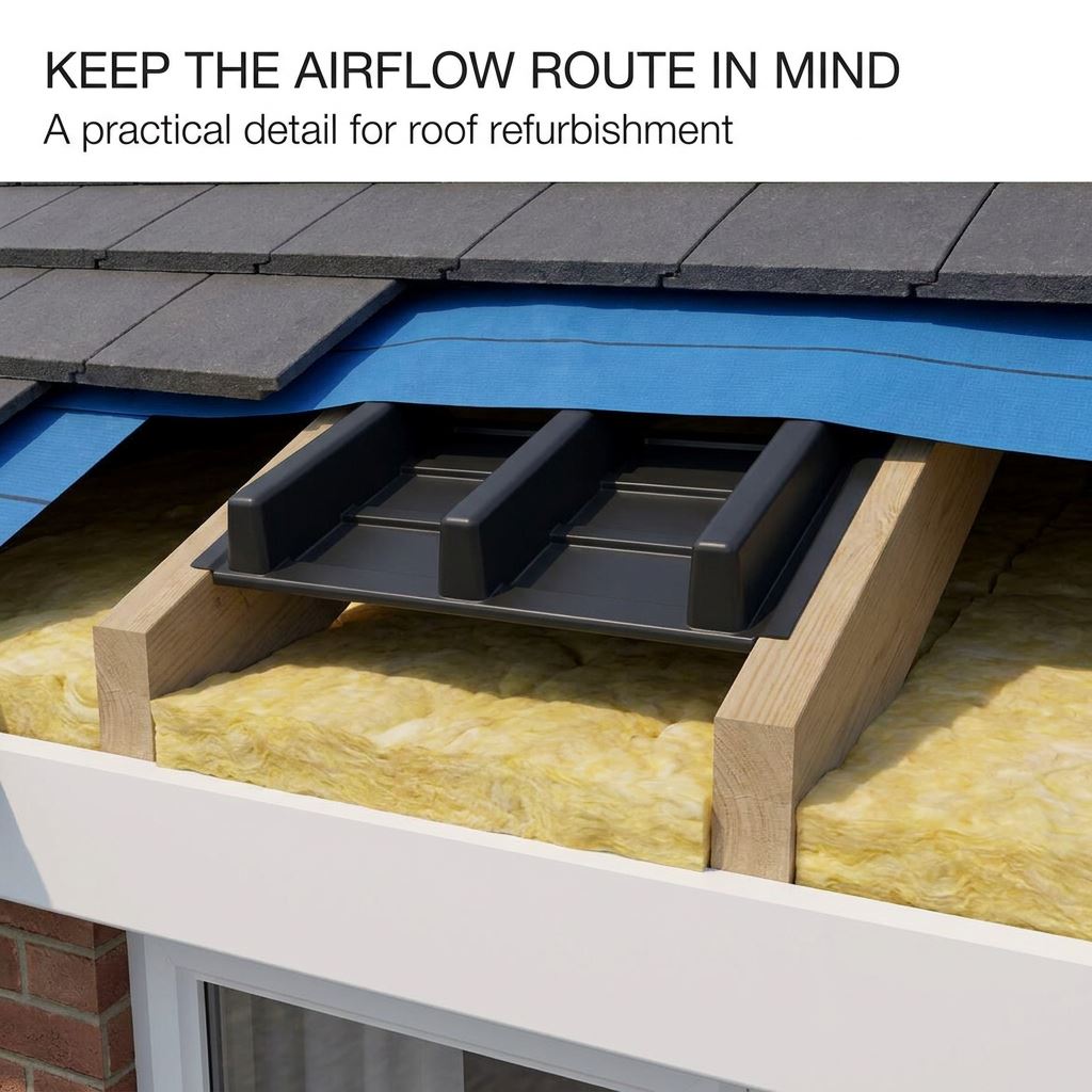 Manthorpe Eaves Panel Vents for Roof Air Flow