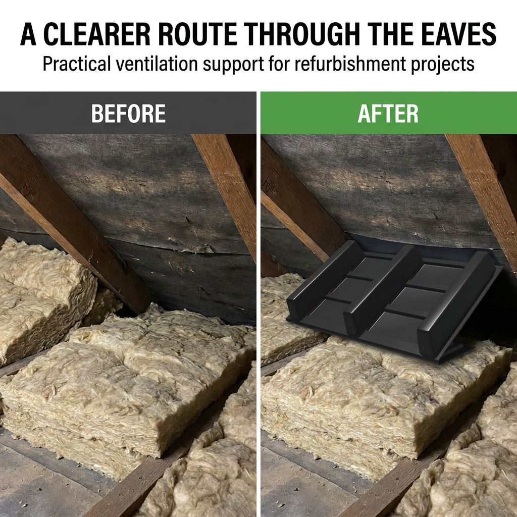 Manthorpe Eaves Panel Vents for Roof Air Flow