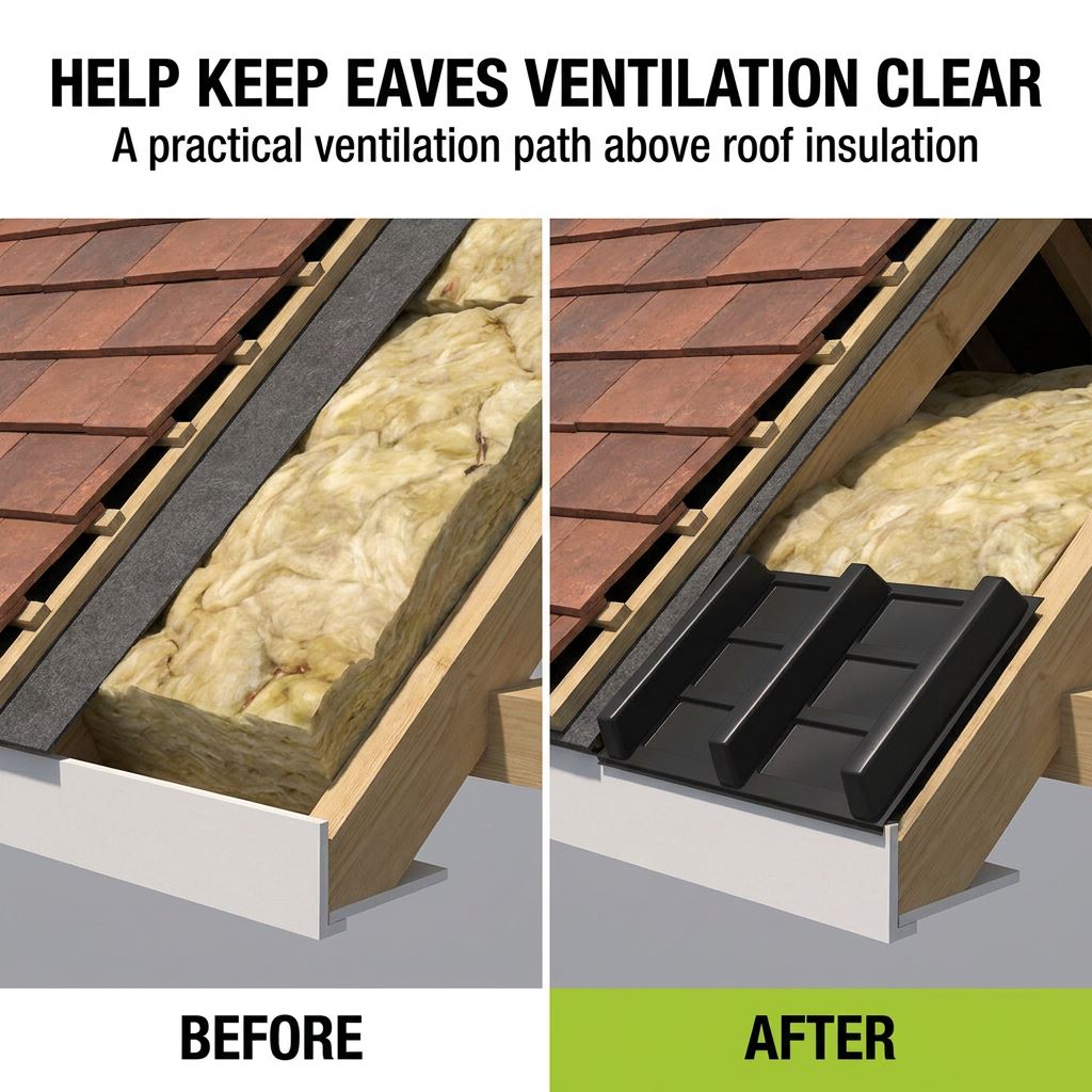 Manthorpe Eaves Panel Vents for Roof Air Flow