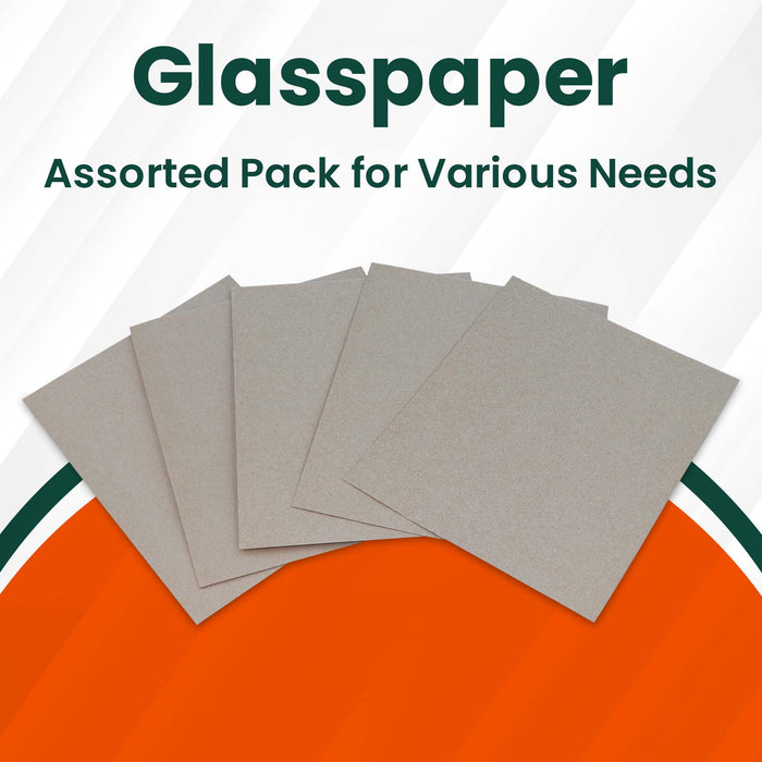 Glasspaper 280 x 230mm Assorted