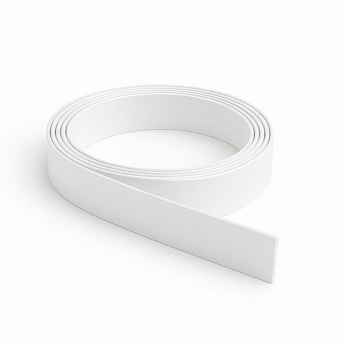 White 90mm Wide Bullnose Window Door Trim / Skirting uPVC Plastic x 5 Metres
