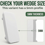 5 x 5mm White Striker Plates