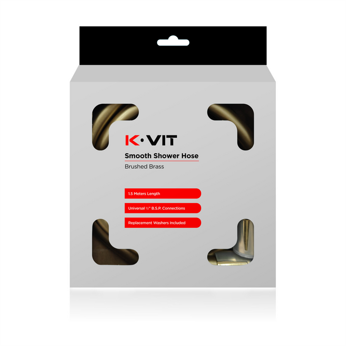 Kartell 1.5m Brushed Brass Shower Hose