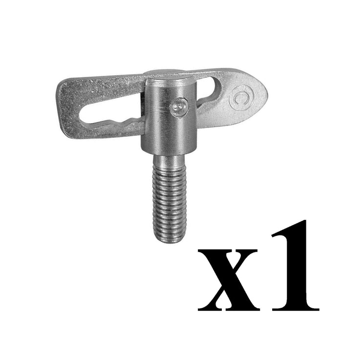 Antiluce Fastener 33mm Threaded Drop Lock Bolt On Catch for Trailers & Tailgates