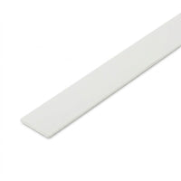 1 x 25mm White PVC Flat Bar x 1 Metre