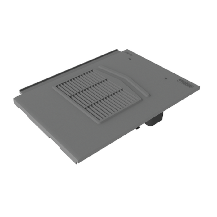 Thin Leading Edge Roof Tile Vent - Grey