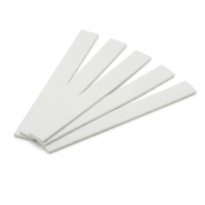 5 x 50mm White PVC Flat Bar x 1 Metre