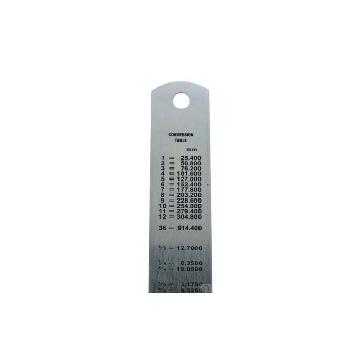 1 x Stainless Steel Metal Ruler 150mm / 6 inch  ^ (0100) ..