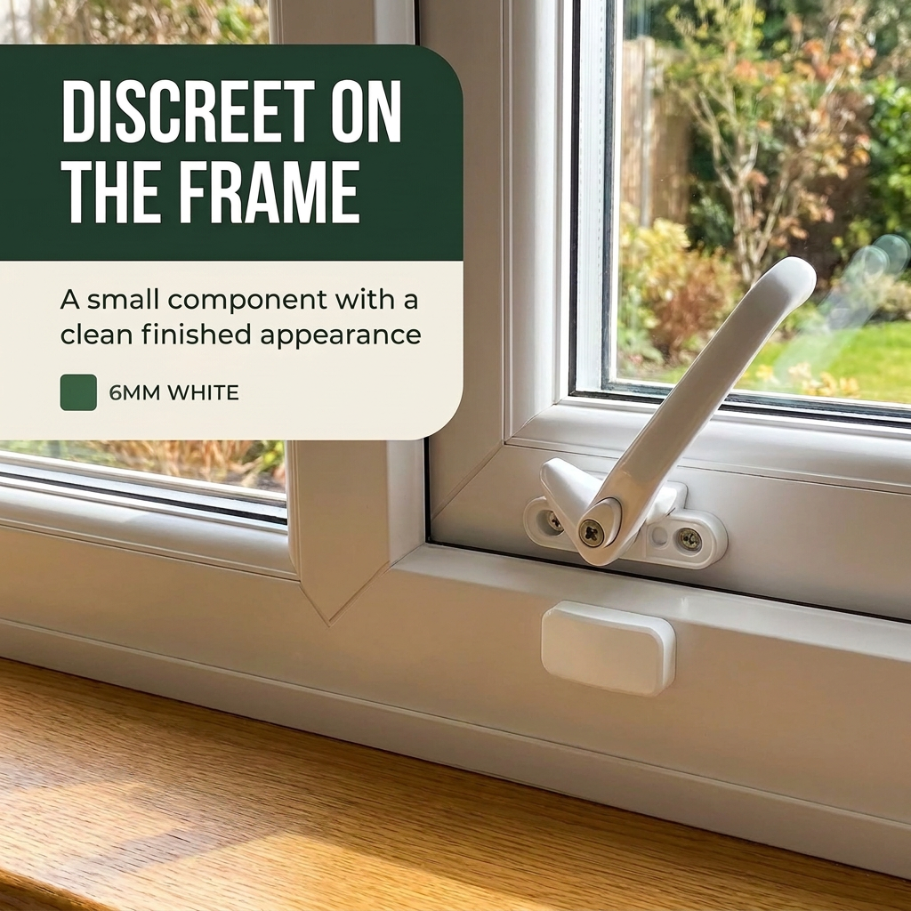 2 x 6mm White Striker Plates