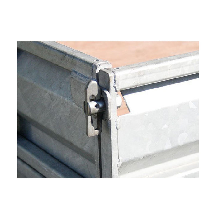 2 x Antiluce Fasteners Weldable Drop Lock Catchs, Horseboxes, Trailers & Tailgates