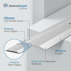 5 x Vinyl Cover 25mm x 89.5cm Protective Trim for DIY and Hardware Maintenance 120g Lightweight Surface Guard