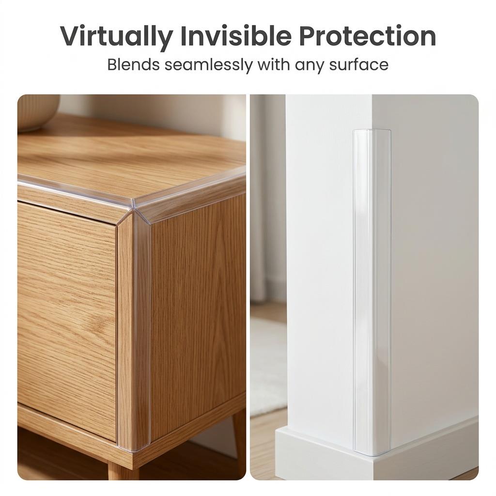 20 x 10x10mm Clear Angles x 1 meter