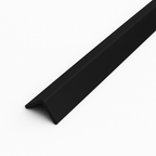 10 Pack Black 1 Metre UPVC Plastic Rigid Angle 10 x 10mm Corner Cover Trim 90 Degree