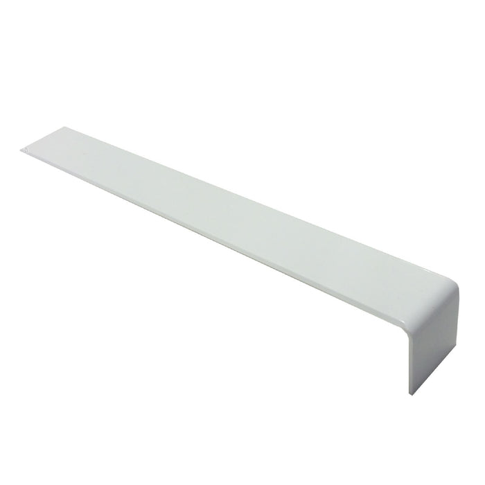 UPVC Plastic Fascia Board Straight Butt Joint White 300mm Round Edge Profile