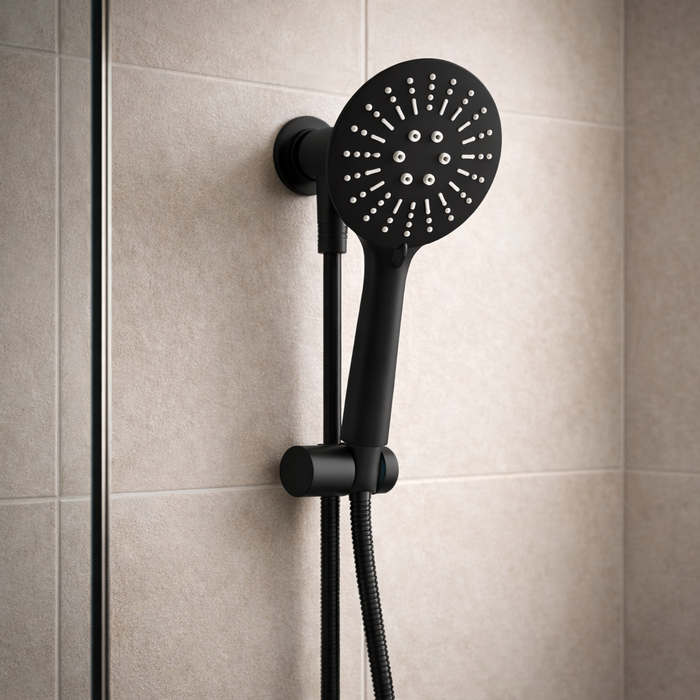 Kartell Nero Matte Black Shower Head
