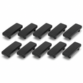 10 x 4mm Black Striker Plates