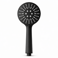 Kartell Nero Matte Black Shower Head