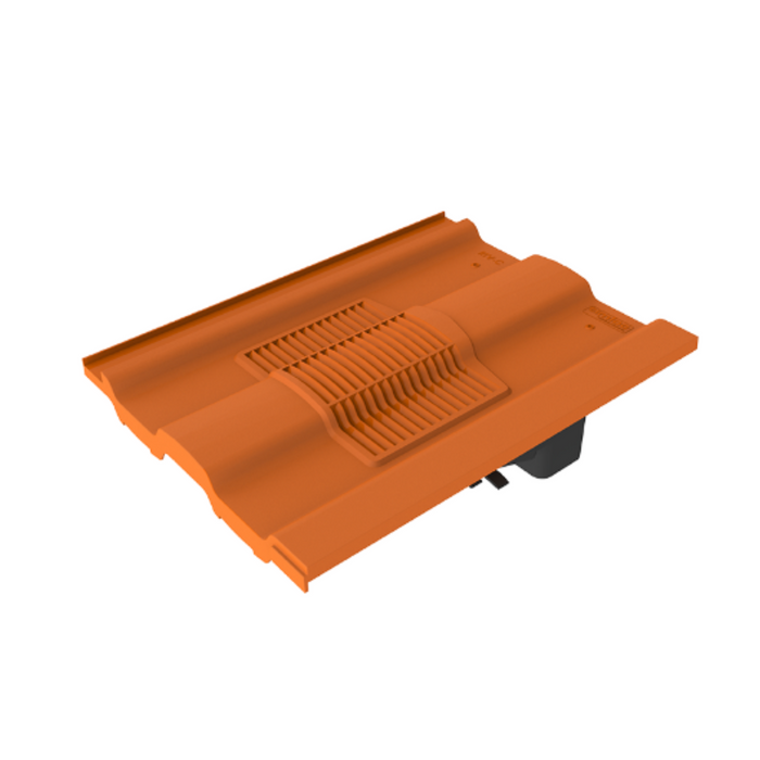 Castellated Roof Tile Vent - Terracotta