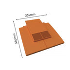 Manthorpe Terracotta Plain Tile Vent Roof Ventilation Tile for Clay and Concrete Roofs