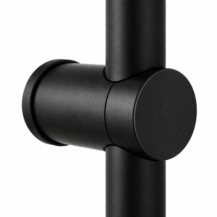 Kartell Nero Round Slide Rail Kit Matte Black