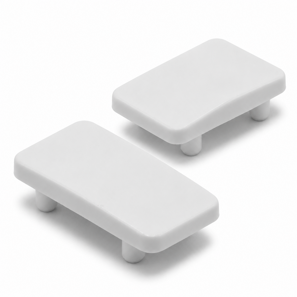 2 x 6mm White Striker Plates