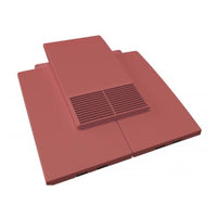 Manthorpe Antique Red Plain Tile Vent with Adaptor Kit for Clay and Concrete Roofs