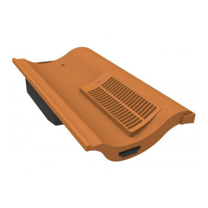 Manthorpe Terracotta Single Pantile Tile Vent with Adaptor Kit for Concrete Tile Roofs