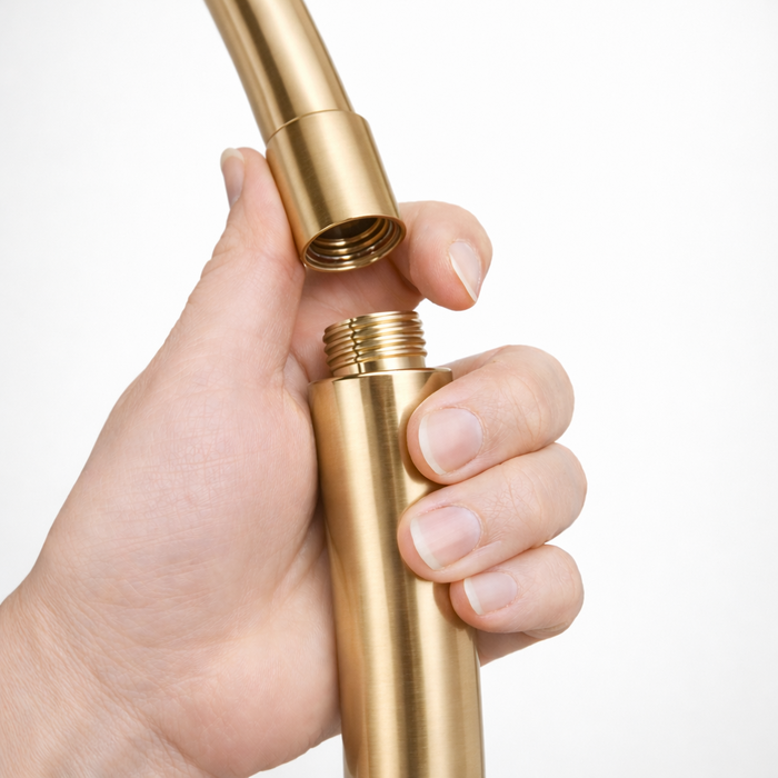 Kartell 1.5m Brushed Brass Shower Hose