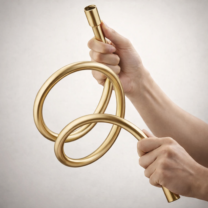 Kartell 1.5m Brushed Brass Shower Hose