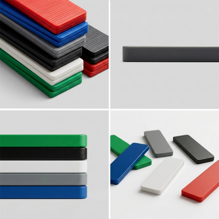 300 x Plastic Window & Glazing Spacer Packers 1mm - 6mm