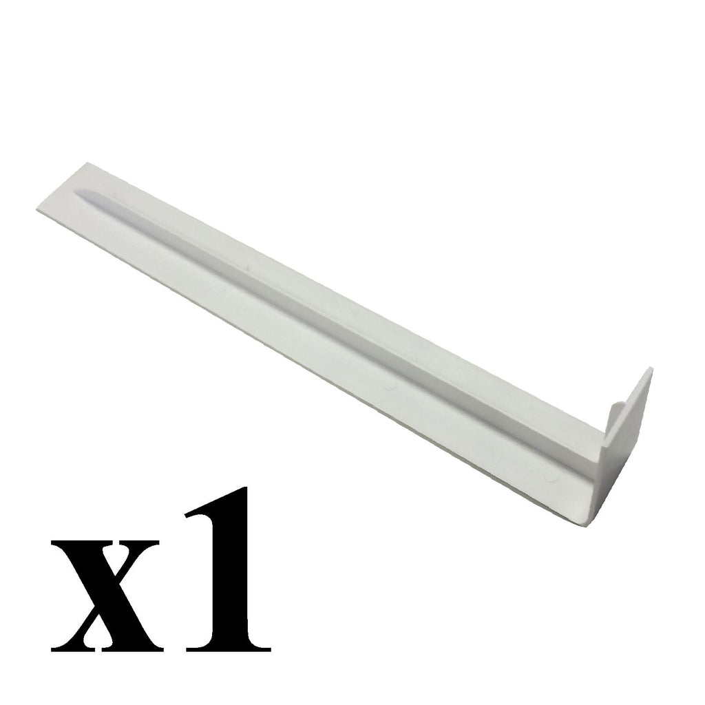 UPVC Plastic Fascia Board Straight Butt Joint White 300mm Square Edge Profile