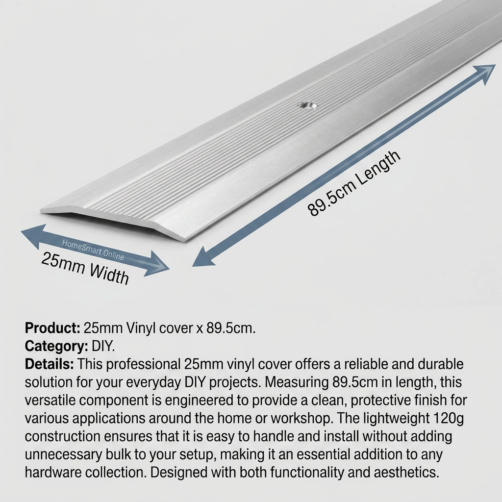 3 x Vinyl Cover 25mm x 89.5cm Protective Trim for DIY and Hardware Maintenance 120g Lightweight Surface Guard