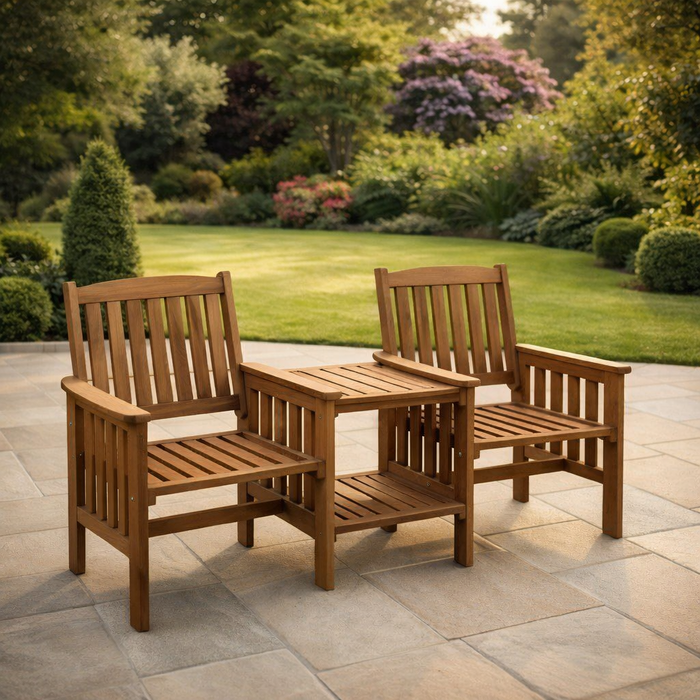 Natural Hardwood Garden Companion Set