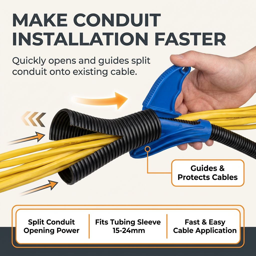Conduit Applicator Splitting Tool Large 15 - 24mm