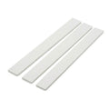 3 x 12mm White PVC Flat Bar x 1 Metre