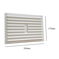 9 x 6 Timloc White Plastic Louvre Removable Flyscreen      (0136) ^^