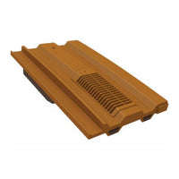 Manthorpe Terracotta Mini Castellated Tile Vent with Adaptor Kit for Clay and Concrete Tile Roofs
