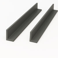 2 x Anthracite Grey Unequal Angle 70mm x 30mm x 1  Metre