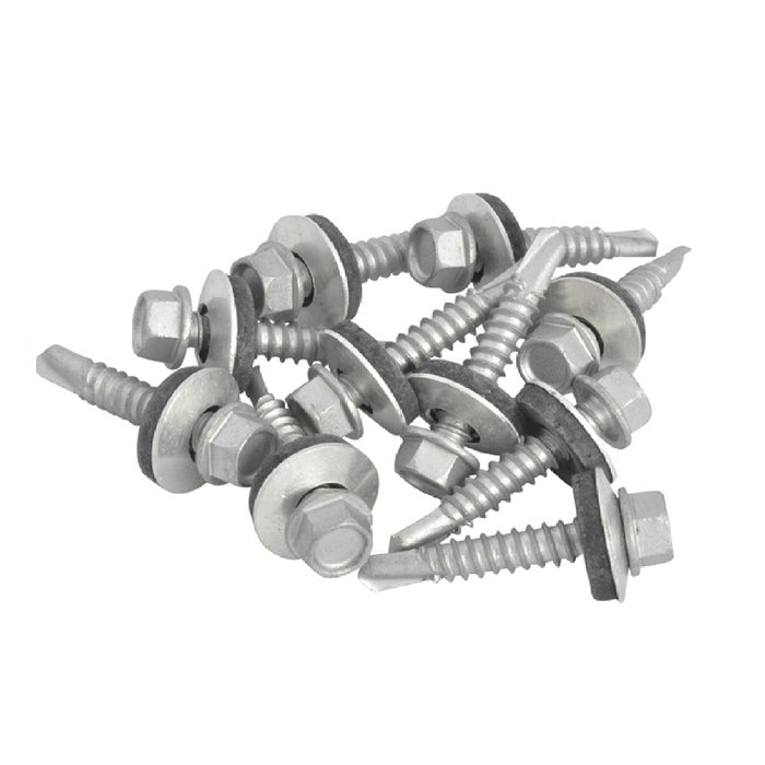 100 x Roofing & Cladding Screws 5.5 x 25mm Self Drill