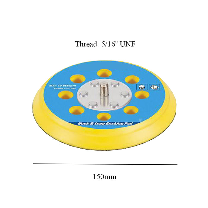 Hook & Loop Backing Pad 5/16 Inch UNF