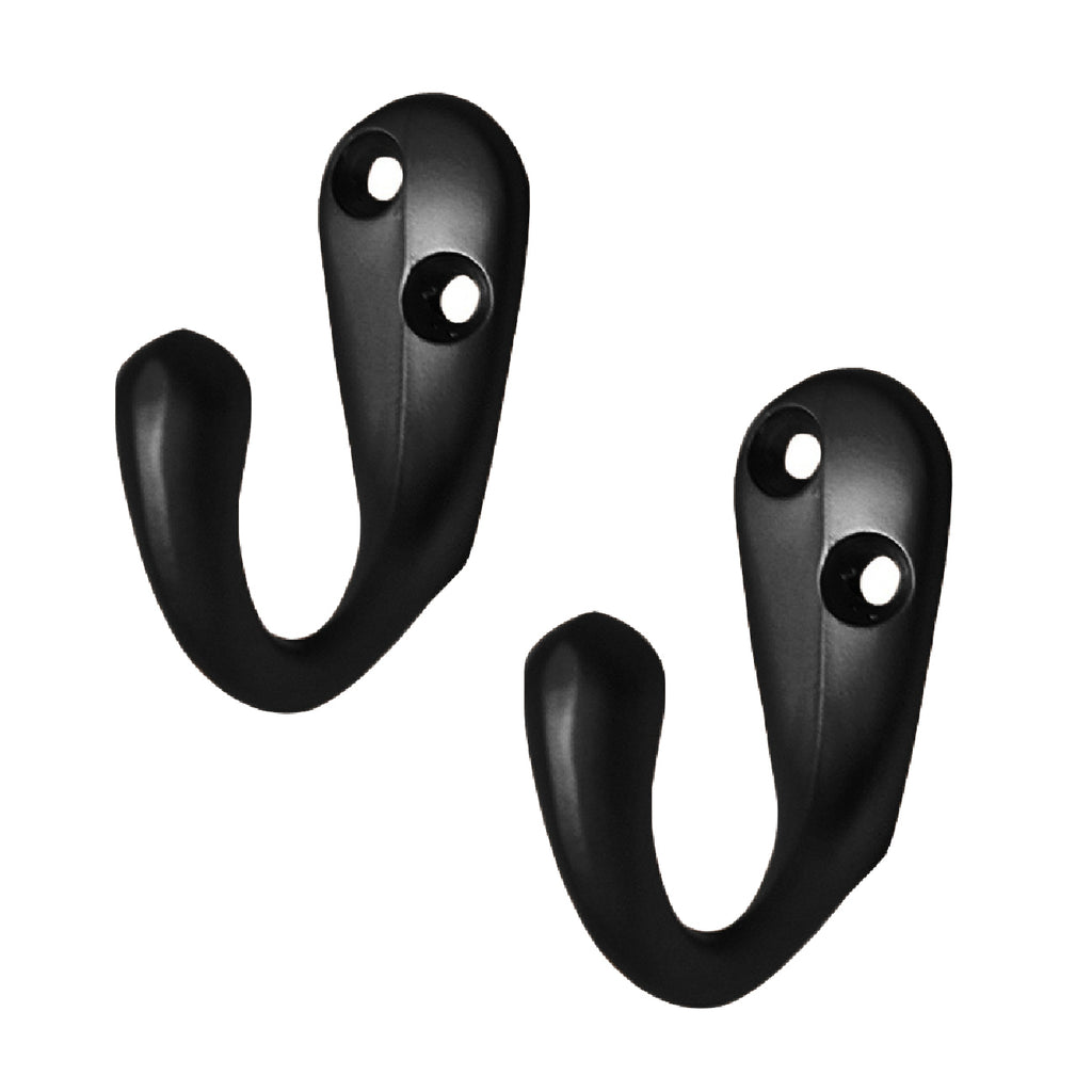 Single black coat hooks online