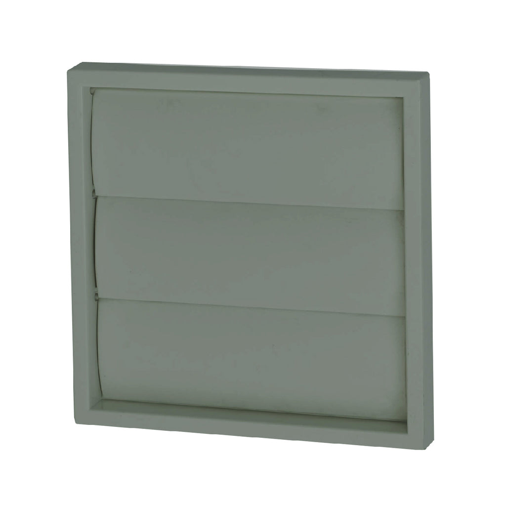 Grey Gravity Flap Air Vent & Back Draught Shutter 4 Inch