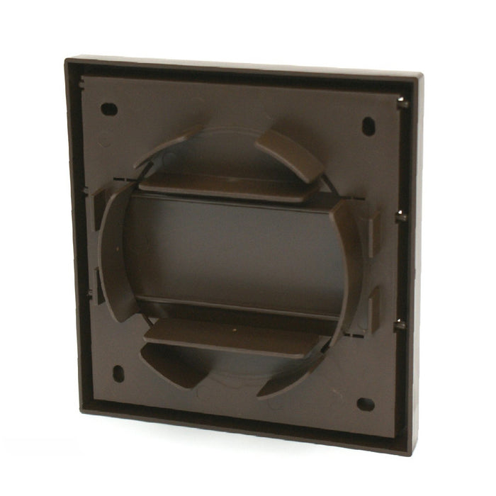 Brown Extractor Fan Air Vent Gravity Flap for 4 Inch Ducting