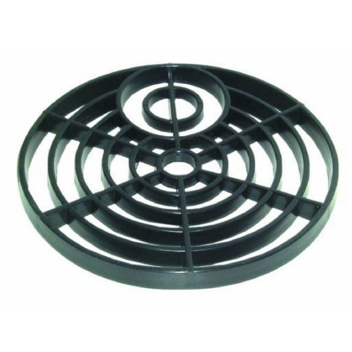 6 Inch Black Drain Cover Round Gulley Grid