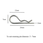 Brake Pad Retaining Pins for Disc's & Calipers