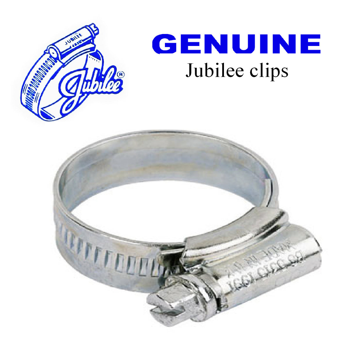 Genuine Jubilee® Hose Clips. Worm drive. All Sizes. — Homesmart