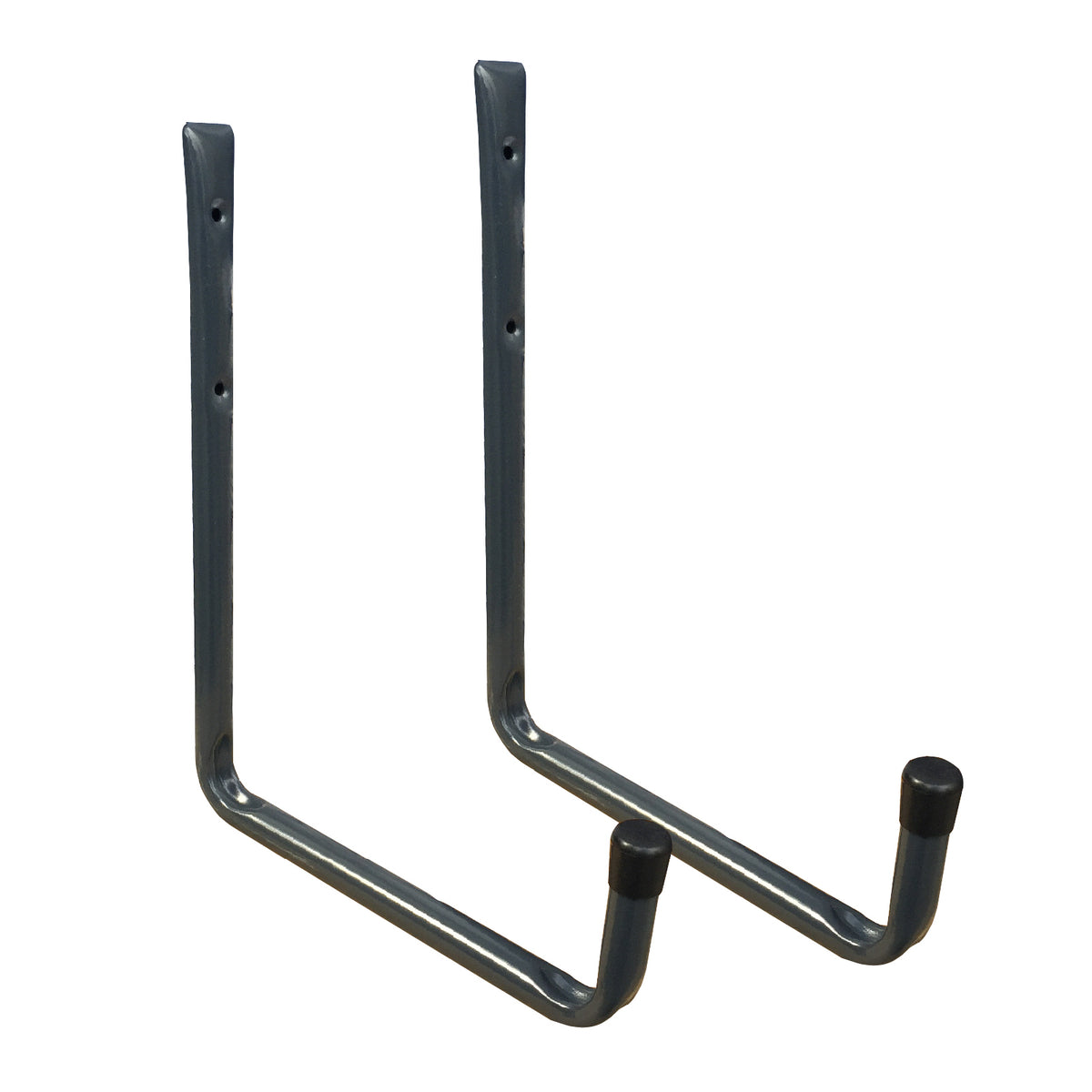 2 x Wall Mounted 250mm Utility Storage Hooks Homesmart