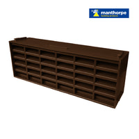 Manthorpe Brown Interlocking Air Brick Vents